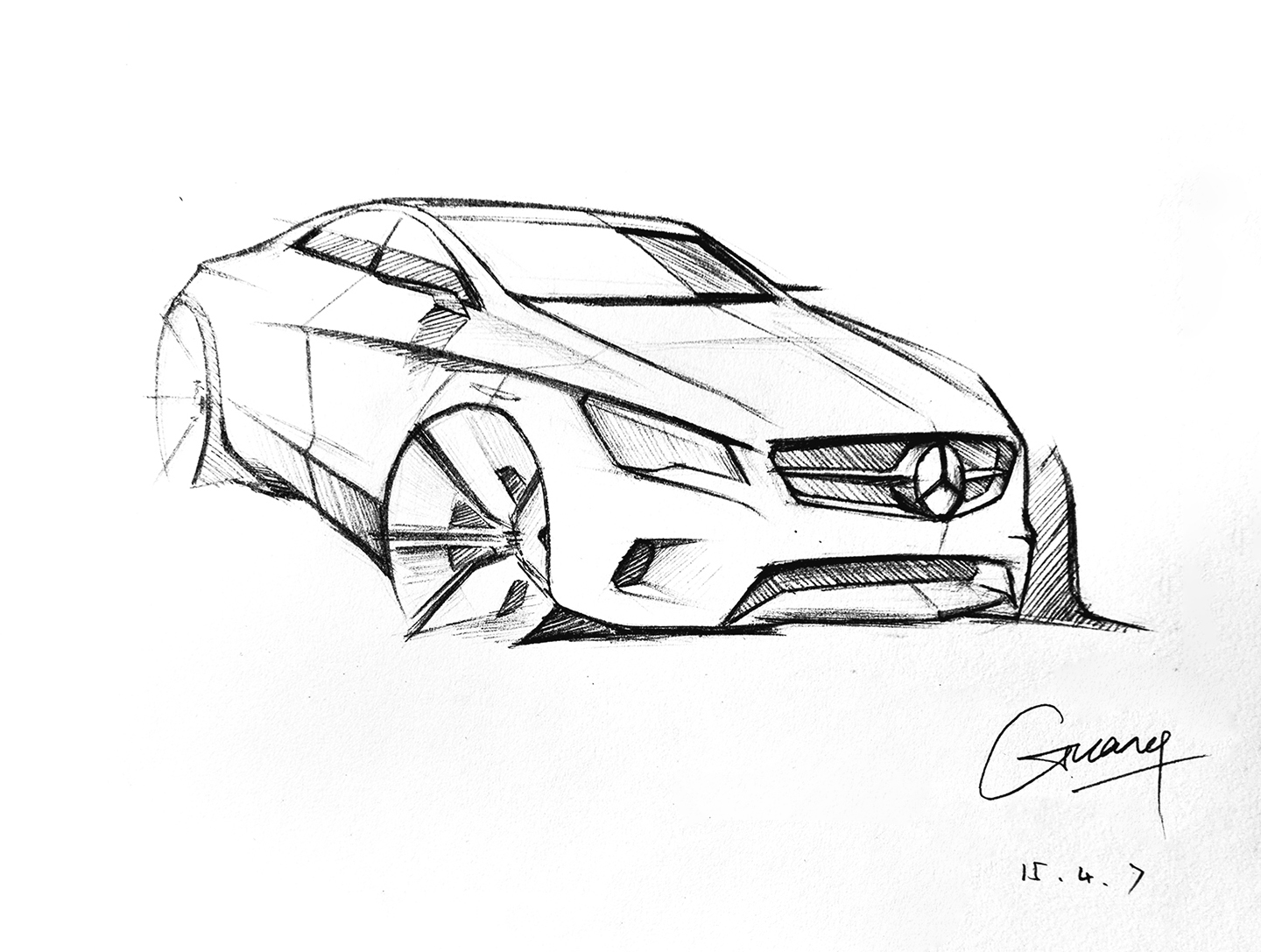 Mercedes Benz Sketch